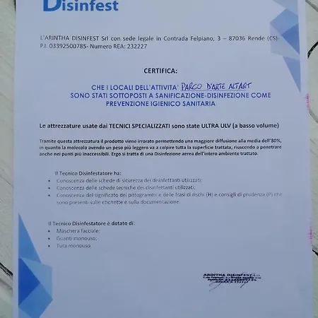 Parco D'arte Altart B&B